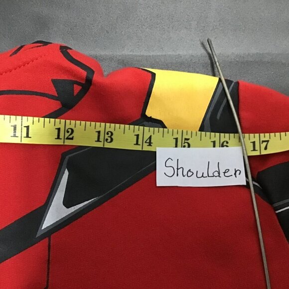 Marvel Youth Multicolor Iron Man Design Full Zip Hooded Long Sleeve Jacket XL - Picture 6 of 11